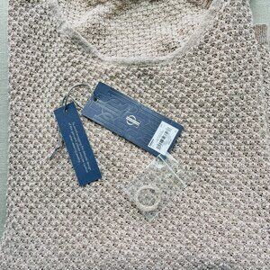 Jennifer Lopez Women's L Sweater- Khaki/Champagne with Gold